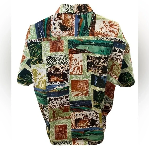 KAHALA Hawaiian Print Aloha Shirt Men 2XL XXL - Picture 4 of 6